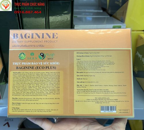 BAGININE - Eco Plus ( Vàng - Thái Lan )